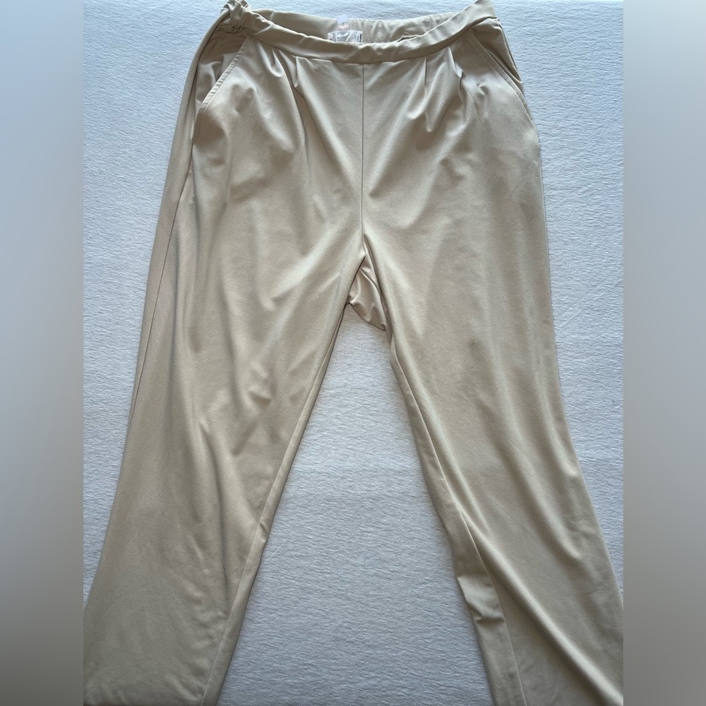 Leith Cream Pleated Trousers